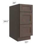 Tuscan Kona Brown 15" Drawer Base Cabinet