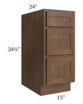Gramercy Coffee 15" Drawer Base Cabinet
