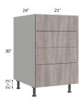 Milan Hazel 21" 4-Drawer Base Cabinet
