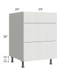 Milan Cream 24" 3-Drawer Base Cabinet