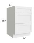 Belfast White 24" Drawer Base Cabinet