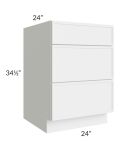 Portland White 24" Drawer Base Cabinet 