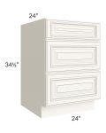 Signature Vanilla Glaze 24" Drawer Base Cabinet