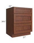 Tuscan Walnut 27" Drawer Base Cabinet