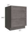 Salem Cobblestone 27" Drawer Base Cabinet