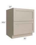 Tuscan Oyster 30" 2-Drawer Base Cabinet