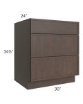 Vienna Kona Brown 30" Drawer Base Cabinet