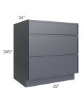 Vienna Indigo 33" Drawer Base Cabinet
