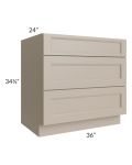 Tuscan Oyster 36" Drawer Base Cabinet