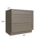 Tuscan Stone 36" Drawer Base Cabinet