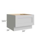 Tuscan Painted Grey 24" Drawer Bench Seat