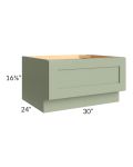 Midtown Pistachio Green Shaker 30" Drawer Bench Seat