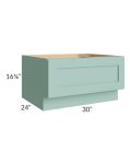 Midtown Mint Green Shaker 30" Drawer Bench Seat