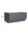 Vienna Indigo 36" Drawer Bench Seat
