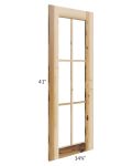 Prairie Shaker 24x42 Diagonal Corner Mullion Door (cabinet not included) - Out of stock through mid April