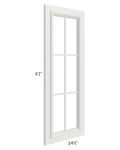 Wellfleet Linen 27x42 Diagonal Corner Mullion Door (cabinet not included) - Out of stock through April