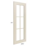 Stratton Khaki Shaker 27x42 Diagonal Corner Mullion Door (cabinet not included) - Out of stock through mid April