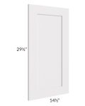 Midtown Cloud Shaker 15x30 Decorative Door