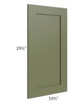 Midtown Hunter Green Shaker 15x30 Decorative Door