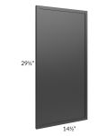Vienna Black 15x30 Decorative Door
