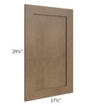 Midtown Mocha Shaker 18x30 Decorative Door