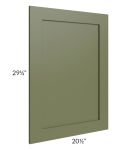 Midtown Hunter Green Shaker 21x30 Decorative Door