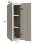 Kingston Pearl Grey Shaker 9x30 Wall Cabinet