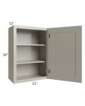 Kingston Pearl Grey Shaker 21x30 Wall Cabinet