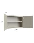 Kingston Pearl Grey Shaker 36x24 Wall Cabinet