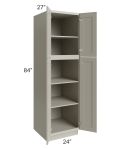 Kingston Pearl Grey Shaker 24x84x27 Wall Pantry Cabinet - Out of stock through April