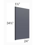Midtown Indigo Shaker 1-1/2" Appliance End Panel
