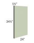 Midtown Pistachio Green Shaker 1-1/2" Appliance End Panel