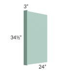 Midtown Mint Green Shaker 3" Appliance End Panel
