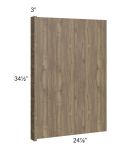 Milan Pecan 3" Appliance End Panel