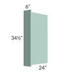 Midtown Mint Green Shaker 6" Appliance End Panel