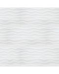 Dymo Wavy White 3D 12" x 24"  Wall Tile