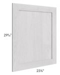 Heather Grey Shaker 24" Base End Decorative Door