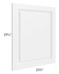 Dakota White 24" Base End Decorative Door