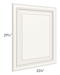 Tuscan Stone Clear Glass Door for a 24x42 Diagonal Corner Wall Cabinet (Cabinet Sold Separately)