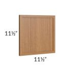 Portland Walnut 12x12 End Decorative Door 
