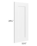 Vail White Shaker 12x30 End Decorative Door
