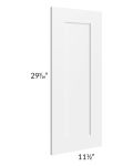 Aspen White Shaker 12x30 End Decorative Door