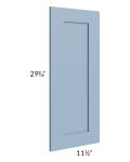 Sky Blue Shaker 12x30 End Decorative Door