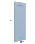 Sky Blue Shaker 12x36 End Decorative Door