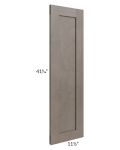 Natural Grey Shaker 12x42 End Decorative Door