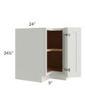 Wellfleet Linen 33" Easy Reach Corner Base Cabinet - Out of stock through April