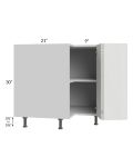 Milan Cream 33" Easy Reach Corner Cabinet