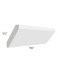 Metro White 96" Angled Crown Molding
