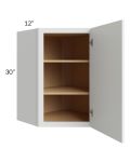 Metro White 24x30 Wall Diagonal Corner Cabinet