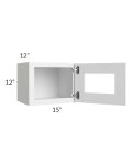 Metro White 15x12 Decorative Wall Cabinet